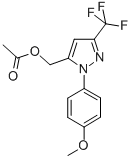 (1-(4-Methoxyphenyl)-3-(trifluoromethyl)-1h-pyrazol-5-yl)methyl acetateStructure,637318-19-5Structure (1-(4-Methoxyphenyl)-3-(trifluoromethyl)-1h-pyrazol-5-yl)methyl acetate Structure,637318-19-5Structure