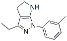 (9CI)-3-乙基-1,4,5,6-四氫-1-(3-甲基苯基)-吡咯并[2,3-c]吡唑結(jié)構(gòu)式_638131-68-7結(jié)構(gòu)式