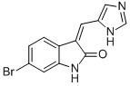 6-Bromo-3-(3h-imidazol-4-ylmethylene)-1,3-dihydro-indol-2-oneStructure,638563-57-2Structure 6-Bromo-3-(3h-imidazol-4-ylmethylene)-1,3-dihydro-indol-2-one Structure,638563-57-2Structure