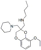 N-丁基-8-乙氧基-2-(1-哌啶基甲基)-1,4-苯并二噁烷-2-甲胺結(jié)構(gòu)式_63916-62-1結(jié)構(gòu)式
