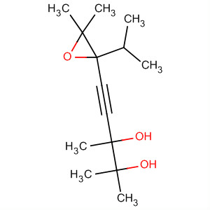 5-(3,3-二甲基-2-異丙基環(huán)氧乙烷)-2,3-二甲基-4-丙炔-2,3-二醇結(jié)構(gòu)式_63922-53-2結(jié)構(gòu)式