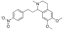1-(4-硝基苯乙基)-6,7-二甲氧基-2-甲基-1,2,3,4-四氫異喹啉結(jié)構(gòu)式_63937-57-5結(jié)構(gòu)式