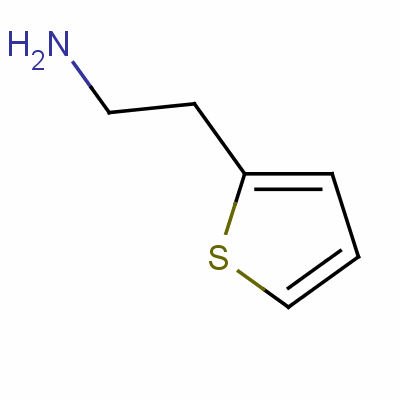 噻吩乙胺結構式_64059-34-3結構式