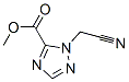 1H-1,2,4-triazole-5-carboxylicacid,1-(cyanomethyl)-,methylester(9ci)Structure,64074-24-4Structure 1H-1,2,4-triazole-5-carboxylicacid,1-(cyanomethyl)-,methylester(9ci) Structure,64074-24-4Structure