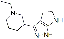 (9CI)-3-(1-乙基-3-哌啶基)-1,4,5,6-四氫-吡咯并[2,3-c]吡唑結(jié)構(gòu)式_641991-61-9結(jié)構(gòu)式