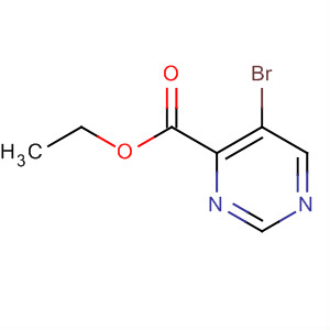 5-溴-4-嘧啶羧酸乙酯結構式_64224-59-5結構式