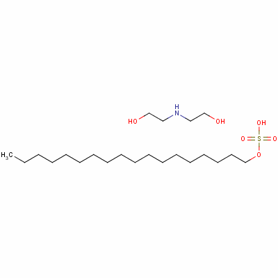 Bis(2-hydroxyethyl)ammonium octadecyl sulphateStructure,64346-13-0Structure Bis(2-hydroxyethyl)ammonium octadecyl sulphate Structure,64346-13-0Structure