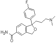 Citalopram related compound a (25 mg) (1-(3-(dimethylamino)propyl)-1-(4-fluorophenyl)-1,3-dihydroisobenzofuran-5-carboxamide)Structure,64372-56-1Structure Citalopram related compound a (25 mg) (1-(3-(dimethylamino)propyl)-1-(4-fluorophenyl)-1,3-dihydroisobenzofuran-5-carboxamide) Structure,64372-56-1Structure
