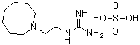 Guanethidine sulfateStructure,645-43-2Structure Guanethidine sulfate Structure,645-43-2Structure