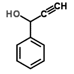 (R)-1-苯基-2-丙炔-1-醇結構式_64599-56-0結構式