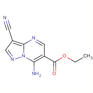 Ethyl 7-amino-3-cyanopyrazolo<1,5-a>pyrimidine-6-carboxylateStructure,64689-81-2Structure Ethyl 7-amino-3-cyanopyrazolo<1,5-a>pyrimidine-6-carboxylate Structure,64689-81-2Structure