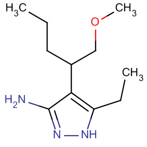 (9ci)-5-乙基-4-[1-(甲氧基甲基)丁基]-1H-吡唑-3-胺結(jié)構(gòu)式_647854-13-5結(jié)構(gòu)式