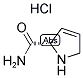 1H-pyrrole-2-carboxamide,2,5-dihydro-, hydrochloride (1:1), (2s)-Structure,64869-59-6Structure 1H-pyrrole-2-carboxamide,2,5-dihydro-, hydrochloride (1:1), (2s)- Structure,64869-59-6Structure