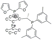 (S)-1-[(R)-2-(二-2-呋喃膦基)二茂鐵基]乙基雙-3,5-二甲苯基膦結(jié)構(gòu)式_649559-66-0結(jié)構(gòu)式