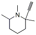 Piperidine, 2-ethynyl-1,2,6-trimethyl-(7ci,8ci)Structure,6496-67-9Structure Piperidine, 2-ethynyl-1,2,6-trimethyl-(7ci,8ci) Structure,6496-67-9Structure