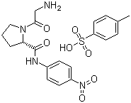 甘氨酰基-L-輔氨酰-(N)-對硝基苯胺-對甲苯磺酸鹽；(H-甘氨酸-脯氨酸-pNA對甲苯磺酸鹽)結構式_65096-46-0結構式