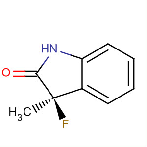 (3r)-(9ci)-3-氟-1,3-二氫-3-甲基-,2H-吲哚-2-酮結(jié)構(gòu)式_655224-18-3結(jié)構(gòu)式