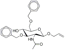 Allyl 2-acetamido-3,6-di-o-benzyl-2-deoxyhexopyranosideStructure,65730-02-1Structure Allyl 2-acetamido-3,6-di-o-benzyl-2-deoxyhexopyranoside Structure,65730-02-1Structure