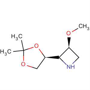 (2r,3s)-(9ci)-2-[(4s)-2,2-二甲基-1,3-二氧雜烷-4-基]-3-甲氧基-氮雜丁烷結(jié)構(gòu)式_657394-03-1結(jié)構(gòu)式