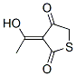2,4(3H,5h)-thiophenedione, 3-(1-hydroxyethylidene)-, (e)-(9ci)Structure,66056-67-5Structure 2,4(3H,5h)-thiophenedione, 3-(1-hydroxyethylidene)-, (e)-(9ci) Structure,66056-67-5Structure