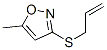 Isoxazole, 5-methyl-3-(2-propenylthio)-(9ci)Structure,66196-71-2Structure Isoxazole, 5-methyl-3-(2-propenylthio)-(9ci) Structure,66196-71-2Structure