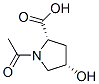 順式-(9ci)-1-乙?；?4-羥基-L-脯氨酸結(jié)構(gòu)式_66267-44-5結(jié)構(gòu)式
