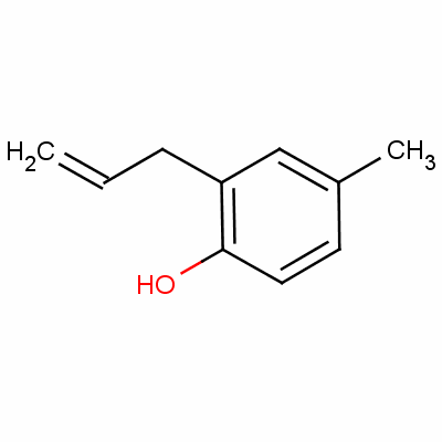 Phenol, 4-methyl-2-(2-propenyl)-Structure,6628-06-4Structure Phenol, 4-methyl-2-(2-propenyl)- Structure,6628-06-4Structure