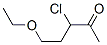 2-Pentanone, 3-chloro-5-ethoxy-Structure,663179-27-9Structure 2-Pentanone, 3-chloro-5-ethoxy- Structure,663179-27-9Structure
