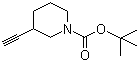 1-Piperidinecarboxylic acid, 3-ethynyl-, 1,1-dimethylethyl esterStructure,664362-16-7Structure 1-Piperidinecarboxylic acid, 3-ethynyl-, 1,1-dimethylethyl ester Structure,664362-16-7Structure