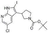 3-(5-氯-2-碘-1H-吡咯并[2,3-B]吡啶-3-基)-1-吡咯烷羧酸 1,1-二甲基乙酯結(jié)構(gòu)式_664362-17-8結(jié)構(gòu)式