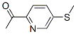 (9ci)-1-[5-(甲基硫代)-2-吡啶]-乙酮結(jié)構(gòu)式_667882-37-3結(jié)構(gòu)式