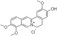 Jatrorrhizine hydrochlorideStructure,6681-15-8Structure Jatrorrhizine hydrochloride Structure,6681-15-8Structure