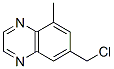Quinoxaline, 7-(chloromethyl)-5-methyl-(9ci)Structure,668275-82-9Structure Quinoxaline, 7-(chloromethyl)-5-methyl-(9ci) Structure,668275-82-9Structure