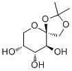 1,2-O-異亞丙基-beta-D-吡喃果糖結(jié)構(gòu)式_66900-93-4結(jié)構(gòu)式