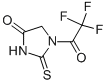 4-Imidazolidinone, 2-thioxo-1-(trifluoroacetyl)-(9ci)Structure,671-99-8Structure 4-Imidazolidinone, 2-thioxo-1-(trifluoroacetyl)-(9ci) Structure,671-99-8Structure