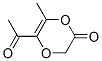 1,4-Dioxin-2(3h)-one, 5-acetyl-6-methyl-(9ci)Structure,673502-33-5Structure 1,4-Dioxin-2(3h)-one, 5-acetyl-6-methyl-(9ci) Structure,673502-33-5Structure
