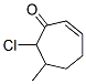 2-Cyclohepten-1-one, 7-chloro-6-methyl-Structure,67382-62-1Structure 2-Cyclohepten-1-one, 7-chloro-6-methyl- Structure,67382-62-1Structure