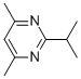 Pyrimidine, 4,6-dimethyl-2-(1-methylethyl)- (9ci)Structure,67490-17-9Structure Pyrimidine, 4,6-dimethyl-2-(1-methylethyl)- (9ci) Structure,67490-17-9Structure