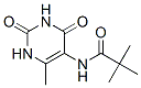 (9CI)-2,2-二甲基-N-(1,2,3,4-四氫-6-甲基-2,4-二氧代-5-嘧啶)-丙酰胺結(jié)構(gòu)式_675841-23-3結(jié)構(gòu)式