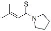 Pyrrolidine, 1-(3-methyl-1-thioxo-2-butenyl)- (9ci)Structure,67797-23-3Structure Pyrrolidine, 1-(3-methyl-1-thioxo-2-butenyl)- (9ci) Structure,67797-23-3Structure
