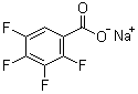 2,3,4,5-四氟苯甲酸鈉結(jié)構(gòu)式_67852-79-3結(jié)構(gòu)式