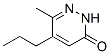 3(2H)-pyridazinone, 6-methyl-5-propyl-(9ci)Structure,679405-98-2Structure 3(2H)-pyridazinone, 6-methyl-5-propyl-(9ci) Structure,679405-98-2Structure