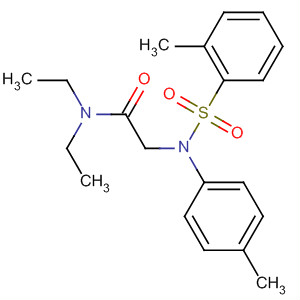 N,N-二乙基-2-[(甲苯-2-磺?；?-對甲苯-氨基]-乙酰胺結(jié)構(gòu)式_680588-95-8結(jié)構(gòu)式