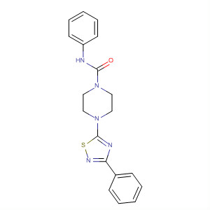 N-phenyl-4-(3-phenyl-1,2,4-thiadiazol-5-yl)-1-piperazinecarboxamideStructure,681136-29-8Structure N-phenyl-4-(3-phenyl-1,2,4-thiadiazol-5-yl)-1-piperazinecarboxamide Structure,681136-29-8Structure