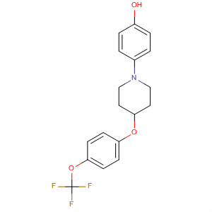 4-[4-(4-Trifluoromethoxyphenoxy)piperidin-1-yl]phenol Structure,681482-81-5Structure