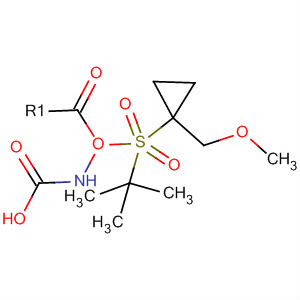 N-[[1-(甲氧基甲基)環(huán)丙基]磺?；鵠 氨基甲酸1,1-二甲基乙酯結(jié)構(gòu)式_681808-27-5結(jié)構(gòu)式