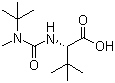 (S)-2-(3-叔丁基-3-甲基脲)-3,3-二甲基丁酸結(jié)構(gòu)式_681809-31-4結(jié)構(gòu)式