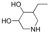 3,4-Piperidinediol, 5-ethyl-(9ci)Structure,682331-09-5Structure 3,4-Piperidinediol, 5-ethyl-(9ci) Structure,682331-09-5Structure