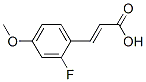 2-氟-4-甲氧基肉桂酸結(jié)構(gòu)式_682805-00-1結(jié)構(gòu)式