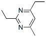 Pyrimidine, 2,4-diethyl-6-methyl- (9ci)Structure,68290-89-1Structure Pyrimidine, 2,4-diethyl-6-methyl- (9ci) Structure,68290-89-1Structure